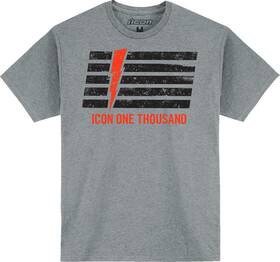 3030-23480 Icon Invasion Stripe T-shirt - Gray Large
