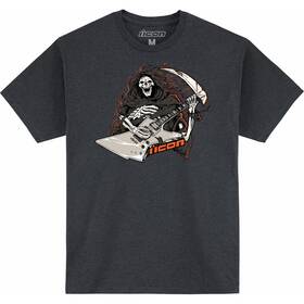 3030-24352 Icon Grim Shredder T-shirt - Heather Charcoal Xl