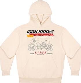 3050-7298 Icon Always Something Hoodie - For Ivory 2xl