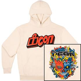 30507041 Icon Redoodle Hoody - Ivory Large