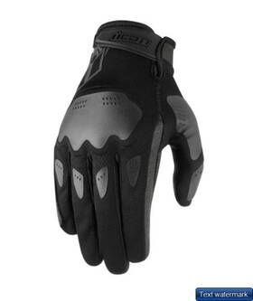 3301-3849 Icon Hooligan Gloves Black 3xl