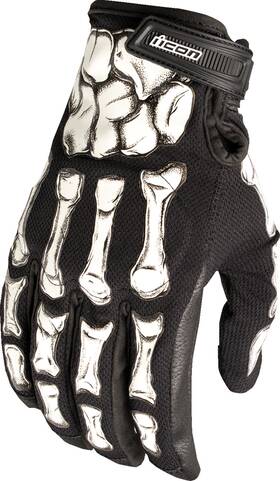 3301-5152 Icon Hooligan Crestfallen Gloves Medium Black - Synthetic Chassis And Durable
