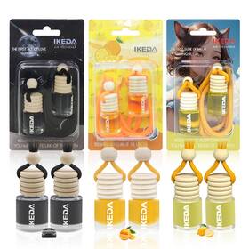 Keda-cf01 Ikeda Style-life Car Air Fresheners For Women And Men 3 Pack 6 Pack-4ml Multicolor