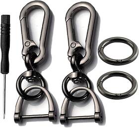 App-100622-b09q5zy8jv Imeisuit 2 Sets Car Keychain Key Clip Quick-release One Size Black