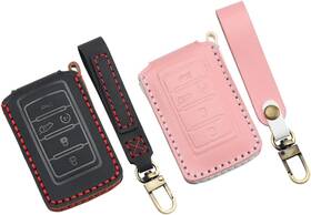 B0b2wkt99l Intget Ca Key Fob Case Cover For 2023 2022 2021 5-button A-black And Pink