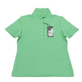 Cgw437j Jaguar Genuine Calloway Opti-dry Golf Polo Shirt Green Ladies Medium