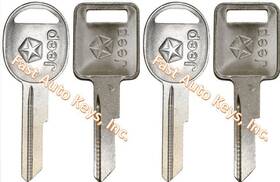 321816 Jeep Factory Original Door And Ignition Key Blank Set With Logo - 4