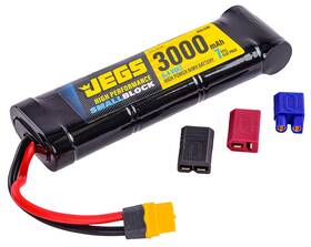 45060 Jegs Small Block Nimh Battery Fits Traxxas Rc Vehicles Only 8.4v 3000 Mah