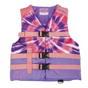 Jet Pilot 882930204686 Pistol Youth Nylon Cga Life Vest - Pink/purple Jp22241pinkpurpchild