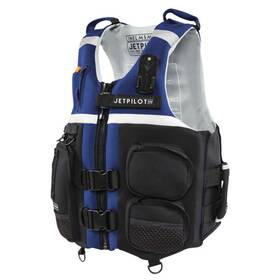 Jp22101nvygrysm Jet Pilot L.r.e Helmsman Neoprene Cga Life Vest - Blue/grey S/m Open Box