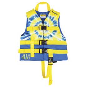 Jp22242bluyellowyouth Jet Pilot Pistol Youth Nylon Cga Life Vest - Blue/yellow Child