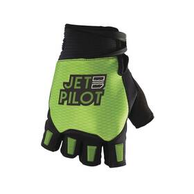 Jp22302blkliml Jet Pilot Hold Fast Short Gloves - Black/lime Large