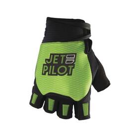 Jp22302blklims Jet Pilot Hold Fast Short Gloves - Black/lime Small