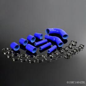 J-01shc1464zbl Jijiamotor13 8pcs Silicone Radiator Hose Blue Fit For Lancer Evo X 2008-2011 10vers