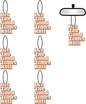 Jjlfresheners 792483945137 6 Pcs Car Air Fresheners Funny Hanging Long Lasting Cute