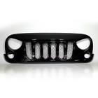 Jk-215-grl Monster Angry Painted Usa Gloss Black Grille Grill 3853316240120