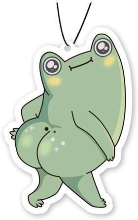 Fr001 Jnglr Frog Air Freshener Car Funny