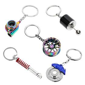 Jnxij-7307lr Jnxij 5 Pcs Car Parts Model Key 3.7 1.7 Inches Blue Black Colorful Red