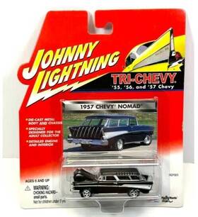 Ft57 Johnny Lightning 090733454010 1957 Chevrolet Bel Air Nomad Station Wagon 265/283 V8 In Orig Pkg New Chevy