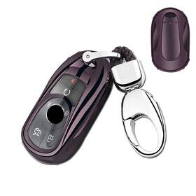 Buick-15 K Lakey 782894857679 Key Fob Cover Compatiable With Buick Enclave Lacrosse Sleek Bright Black