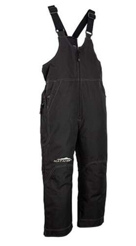 84220207 Katahdin Gear 840980016406 Mens Back Country Bib Black Reg 3xl