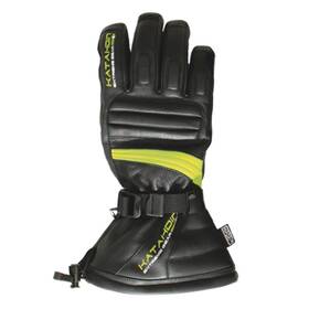 84183416 Katahdin Gear Kg Torque Leather Glove - Black/hi-viz 2x-large