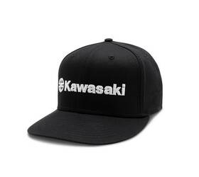 K003-4115-bk-ns Kawasaki River Mark New Era Flat Bill Snapback Cap