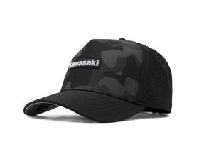 K005-4138-bkns Kawasaki Black Camo Melin Odyssey Hydro Baseball Cap