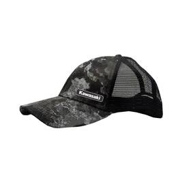 K005-4150-bkns Kawasaki Midnight Patch Baseball Cap Black