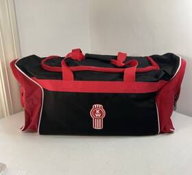 C-ken926 Kenworth Sports Bag Overnight Trucker Duffle Gym Black Red