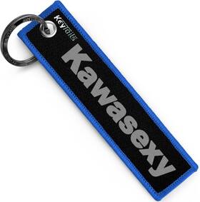 Keytails 601707790296 Keychains Premium Quality Key Tag Fits Kawasaki Motorcycle Blue