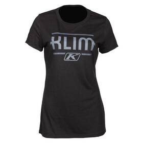 3783-001-140-005 Klim Womens Kute Corp T-shirt - Black/asphalt Large