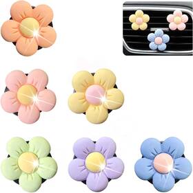Kocovimi 768679485480 Car Decorations Air Vent Clip 6 Pieces Super Cute Accessories For Women