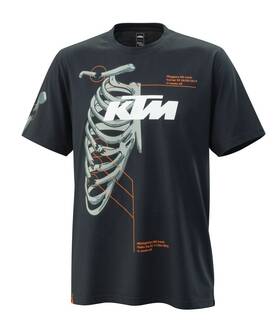 3pw230020005 Ktm Hard Knocks T-shirts Xl Black
