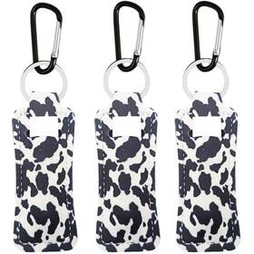Kukeanvo 793898890807 Lipstick Holder Lip Balm Keychain Medium Black And White