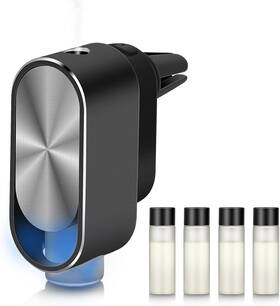 Qtt317-us Kwaks Car Air Freshener Diffuser Refillable Essential Oil Smart Gulong