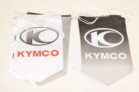 Aq023-8 Kymco Cloth Racetrack Rope Flag Banner Nos