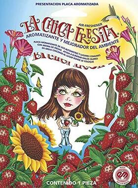 295540 La Chica Fresa Fresita Fresa/strawberry Car Air Freshener Aromatizante Multicolor