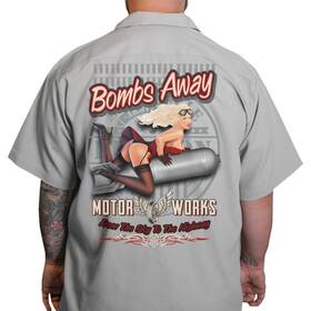 Dg60164l Lethal Threat Red Bomber Pinup Shop Shirt