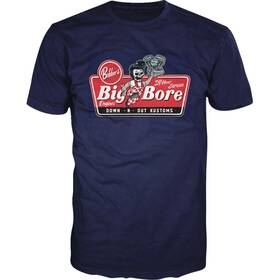 Dt10048xl Lethal Threat Down-n-out Big Bore T-shirts