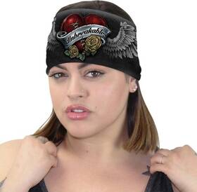 2504-0490 Lethal Threat Hb99008 Black Unbreakable Headband 76-6306