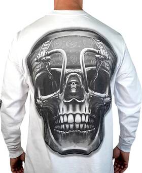 Ls20876xxxl Lethal Threat Death Rider Long Sleeve Shirt Motorcycle Atv/utv Street Bike Pwc