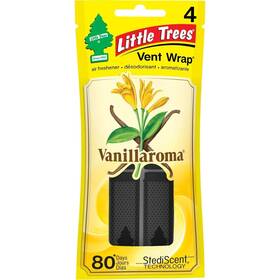 Ctk-52232-24 Little Trees Car Air Freshener Vent Wrap 4 Count Pack Of Vanillaroma