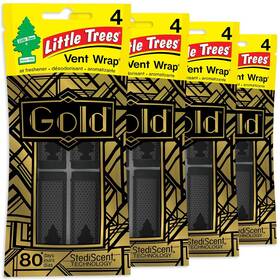 Ctk-52749-24 Little Trees Car Air Freshener Vent Wrap Provides 1 Count Pack Of Gold