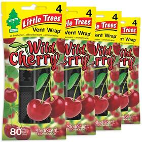 Ctk-52750-24 Little Trees Car Air Freshener Vent Wrap 1 Count Pack Of Wild Cherry