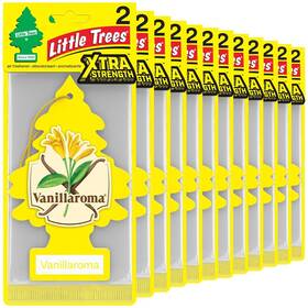 U2p-20605 Little Trees Car Air Freshener Xtra 4 Count Pack Of 6 Vanillaroma