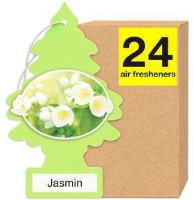 U6p-60433 Little Trees Car Air Freshener Hanging Tree 4 Count Pack Of 6 Jasmin
