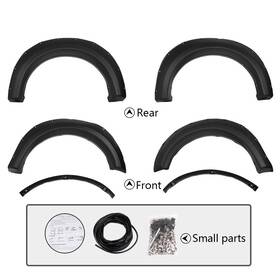 Big1669 Liugou74 Fit For 09-14 Ford F150 Styleside Pocket Rivet Bolt-on Style Fender Flares