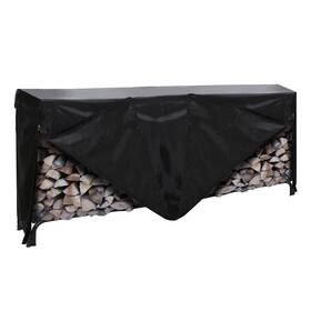 L-1906 Lunatic Log Rack Cover 4ft Or 8 Ft Firewood Protection Wood Half Cord