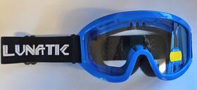 L100yb Lunatic Youth Goggles Mx Off Road Atv Single Lens - Blue
